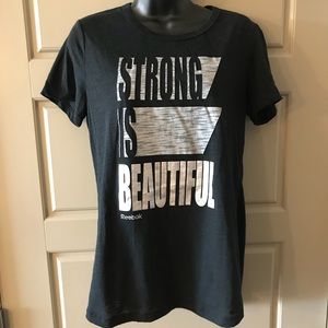 Reebok Strong is beautiful T-shirt
